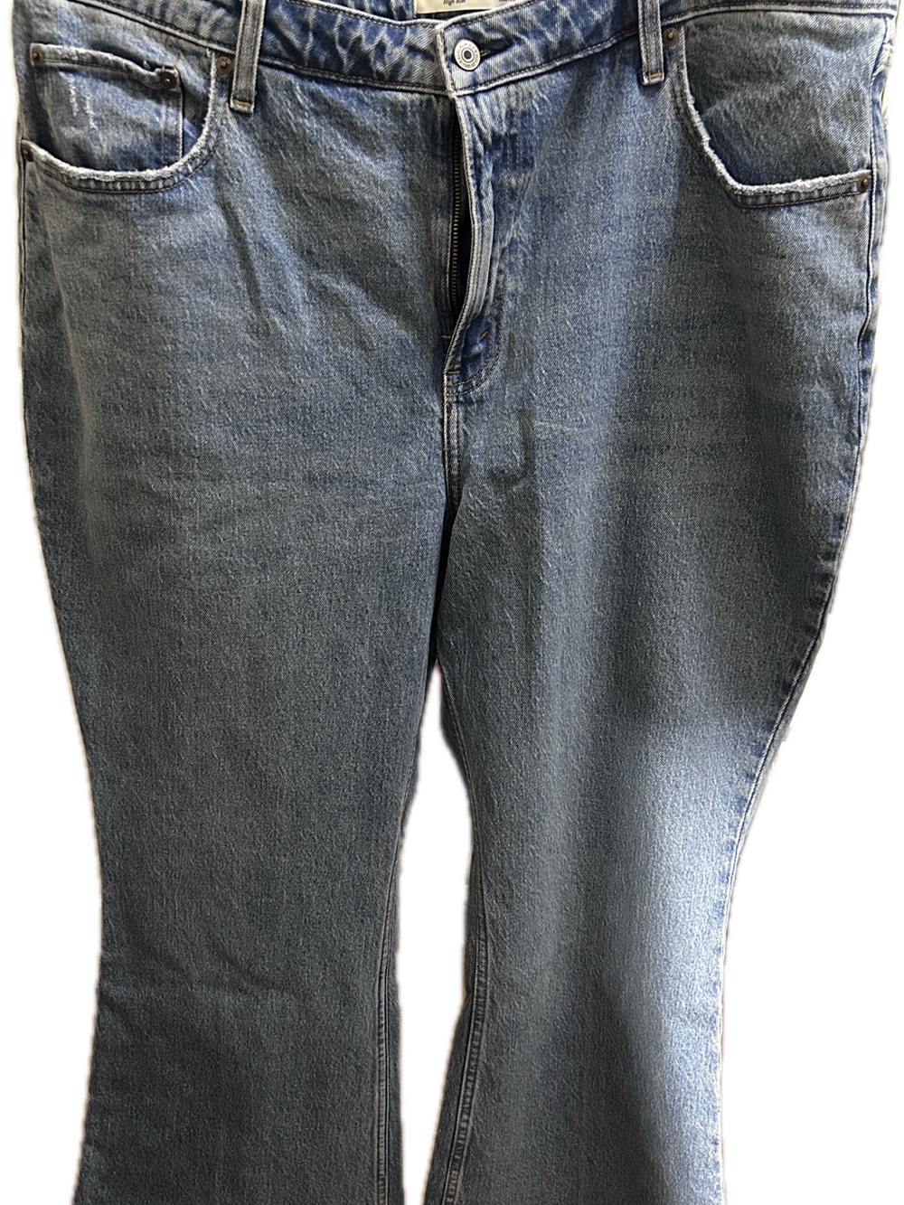 Abercrombie & Fitch Men's Light Blue Bootcut Jeans